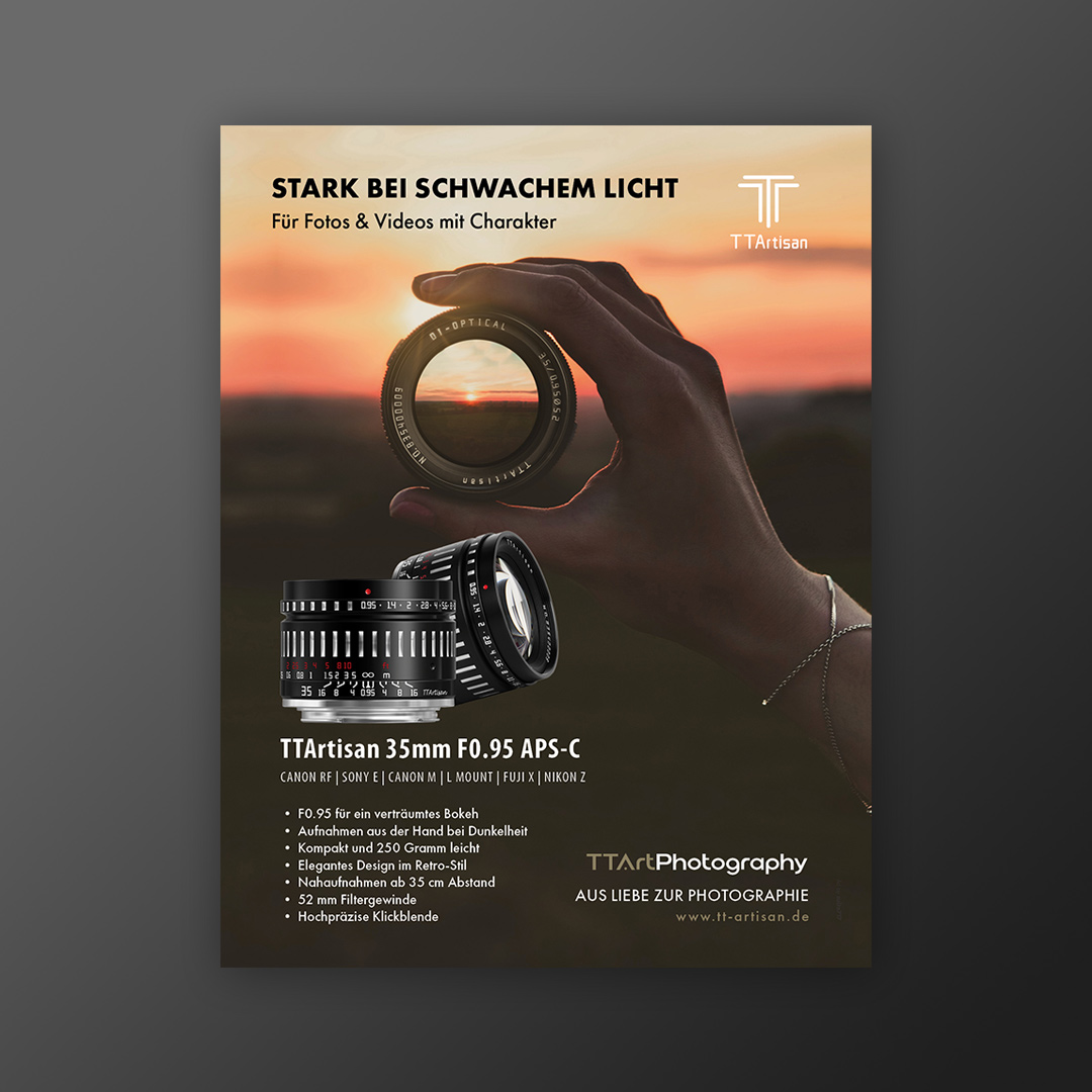 Kampagne: TTArtisan 35mm F0.95 Launch
