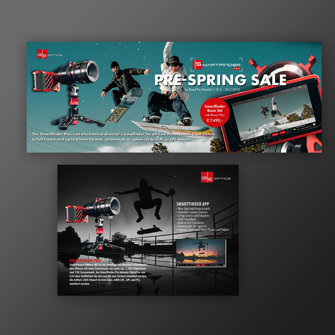 Kampagne: IB/E Optics Smartfinder | BandPro