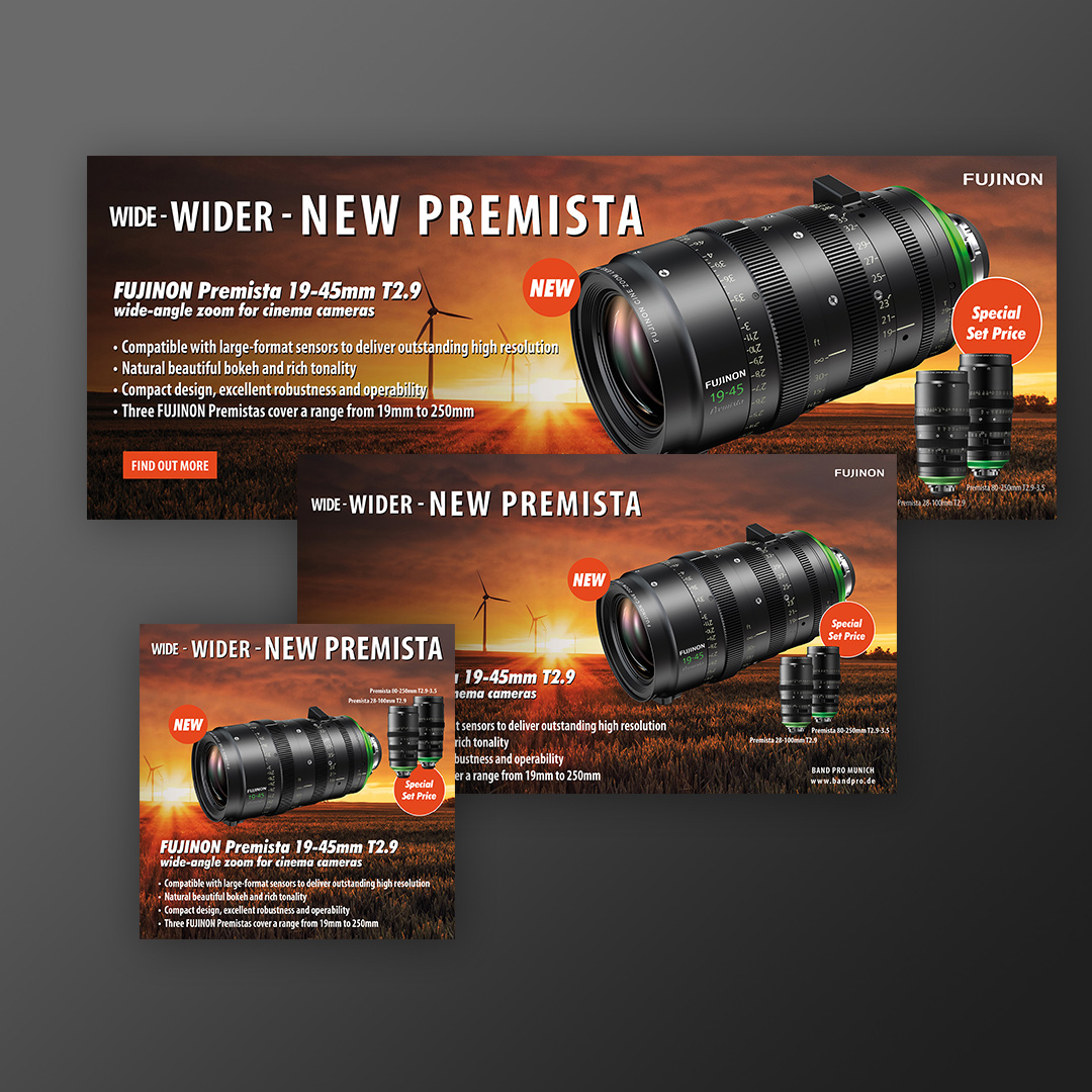 Kampagne: Fujinon Premista | BandPro